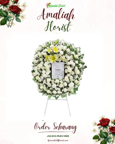 Krans Bunga Duka Sumowono